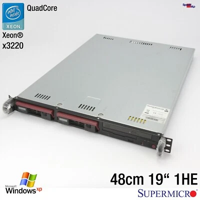 19 " 48CM Server Supermicro Workstation Computer PC Pdsmi + Quad Xeon X3220 - Immagine 1 di 4