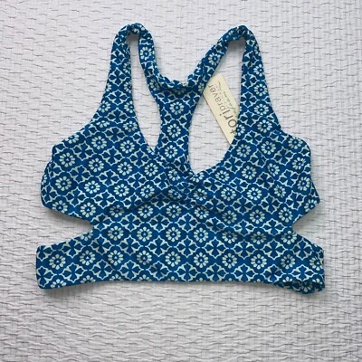 NWT Tori Praver Swimwear Size XL Seafoam Bikini Swimsuit Top Caribbean Blue - Image 1 of 4