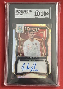 2020 Panini Select UEFA Euro Andre Silva Signatures Silver Prizm Auto SGC 10/10 - Picture 1 of 1