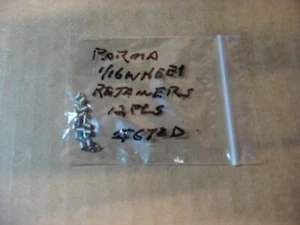 PARMA  1/16 SPRING WHEEL RETAINERS (12) PIECES - Picture 1 of 1