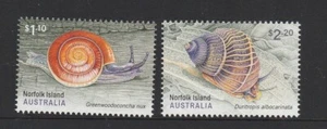 NORFOLK Island - 2021 LAND SNAILS design set of 2 MNH - Nature, Wildlife shells - Picture 1 of 1