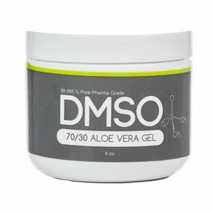 DMSO 70/30 Gel 4 oz. 6 Pack Jar w/ Aloe Vera 99.995% Dimethyl Sulfoxide - Picture 1 of 6