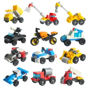Children's Small Puzzle Assembly Engineering Car Kindergarten Building Bricks - Picture 1 of 35