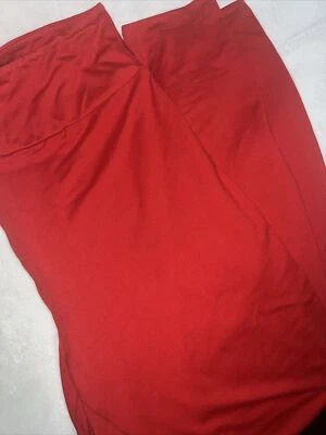 Lularoe TC Leggings Altos Curvilíneos Rojo Sólido Caramelo Manzana Brillante 🦄 Unicornio 12-18 Nuevos Foto 1 de 4