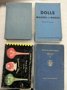 Button Hand Book / Dolls Makers & Marks / Pottery Marks / Durand Glass Book 3 - Picture 1 of 12