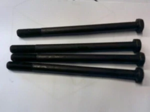 HEX HEAD BOLTS 3/8" UNF X 5 1/2 LONG   [TWL] ufb137/44  X 4 - Picture 1 of 2