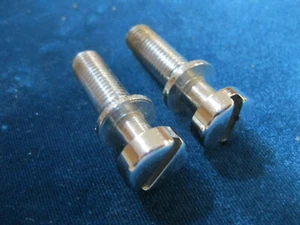 Vintage 1970's Gibson 1 3/8 inch Tailpiece STUDS for SG Les Paul Flying V Chrome - Picture 1 of 5