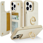 for Iphone 14 Pro Max Case Wallet with Card Holder, 180° Rotation Ring Holder St
