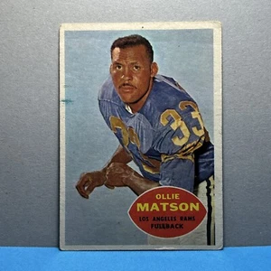 Ollie Matson 1960 Topps 63 excelente estado - Imagen 1 de 2