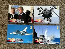 9 card set 2003 Limited Treasures Iraqi Freedom 9 card Promo Set Super Rare