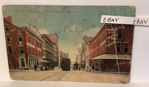 1914 WHEELING WV. WHOLESALE DISTRICT PARKER PRODUCE TROLLEY & MORE RARE POSTCARD - Picture 1 of 2