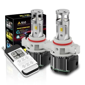 Remote Controlled Multi 3-Color Switchback LED Fog Light Bulbs,DRL Bulbs,5202 - Bild 1 von 12