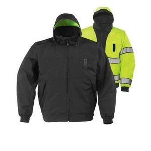 Propper Defender Halo II REVERSIBLE Hi-Vis Duty Jacket WIND WATERPROOF XL - Picture 1 of 2