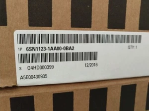 6SN1123-1AA00-0BA2 New SIEMENS SIMODRIVE Power Module 6SN1123-1AA00-0BA2 - Picture 1 of 4