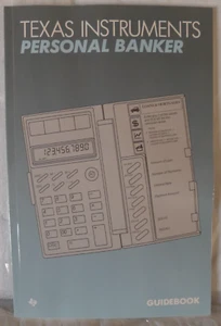 Texas Instruments Personal Banker Calculator Softcover GuideBook 1987 - Used - Picture 1 of 4