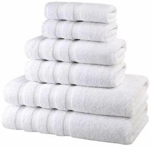 6x Bathroom Towel Set Super Soft Cotton Highly Absorbent 700GSM SPA Luxury Hotel - Picture 1 of 14