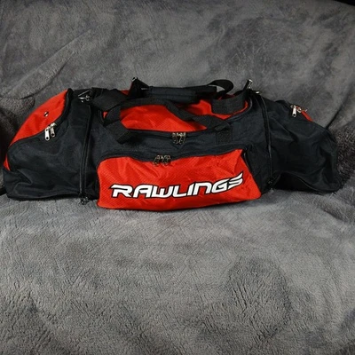 Rawlings черный красный спортивная сумка Sports путешествий сумка расширяемый никогда не использовался - Изображение 1 из 4