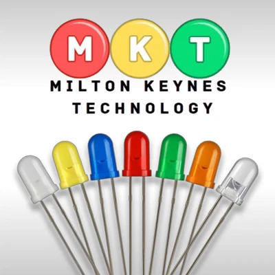 3mm 5mm 1.8mm LEDs Diffused LED Diode Green Red White Blue Yellow Orange Variety - Image 1 of 4