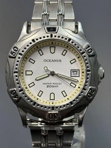 Reloj Casio Oceanus OC-700 Operado Usado Japón Importación Elegante Aleación Estado Go - Imagen 1 de 12