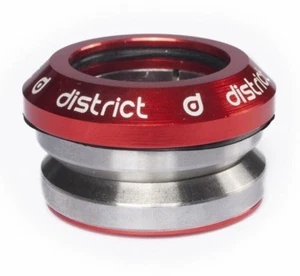 District S-Series Pro Scooter Integrated Headset - Red - Picture 1 of 5