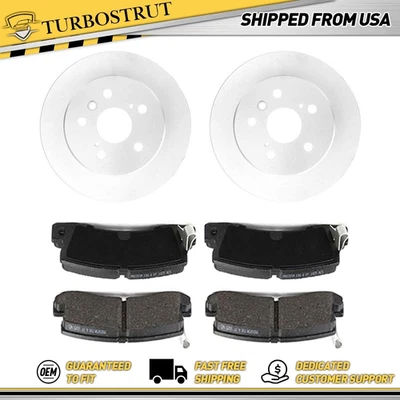 Kit de pastillas de freno rotores de freno traseros prime originales para Lexus ES300 1992-1996 Foto 1 de 4