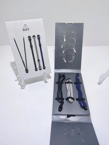 Misfit Ray Accessories - Black, Blue & Grey Paracord Necklace Band - Picture 1 of 6