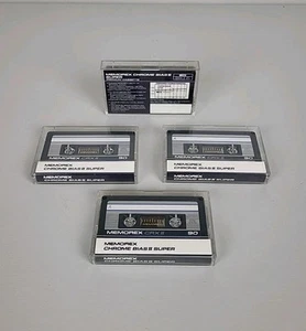 Memorex CRX II 90 Type II High Position Bias Chrome Cassette Tapes x 4 - Picture 1 of 7