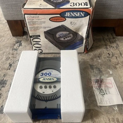 Amplificador de Potencia Mosfet Amplificador de 300 Vatios Jensen De Colección 2 Canales Puenteable Crossover Foto 1 de 4