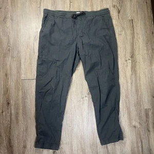 LL Bean Women's Stretch Ripstop Pull-On Pants XL Slim Gray Cotton Jogger - Picture 1 of 9
