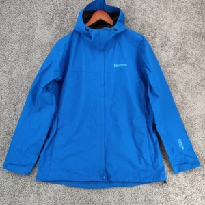 Marmot Gore-Tex Paclite Rain Jacket Men’s XL Blue Waterproof Hiking Outdoors - Picture 1 of 21