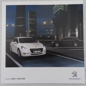 PEUGEOT 508 / 508SW Brochure 2010: 1.6 Petrol/2.0 Diesel. Std / GT. Sal/Est. 45p - Picture 1 of 10