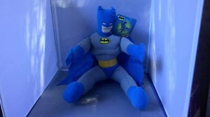 DC Comics Justice League Batman in blau und grau 16 Zoll Plüschtier Stofftier mit Etikett - Bild 1 von 5