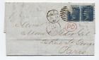 1861 Londyn do Francji wydanie 2x2p list składany Union Bank [y8373]