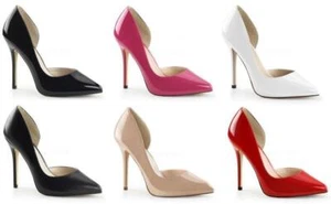 Pleaser Stiletto High Heel 5" Pointed Court Shoes Fashion Amuse 22 - Picture 1 of 5