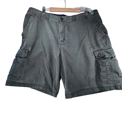 Pantalones Cortos Glory Desteñidos Para Hombres 42 Verde Oliva Ejército Carga Y2K Bolsillos Aire Libre Senderismo Foto 1 de 4