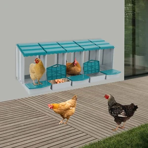 Chicken Laying Box Modern 5-Compartment Chicken Nesting Box with Egg Collection - Bild 1 von 18