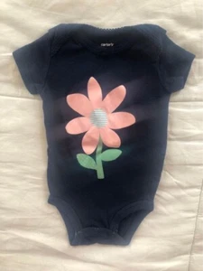 Carter’s Baby Girls Short Sleeved Bodysuit Size 3 Months - Picture 1 of 4