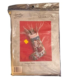 CANDAMAR ~ Something Special ~ “ANTIQUE SANTA” ~ NEEDLEPOINT STOCKING KIT #30673 - Bild 1 von 2