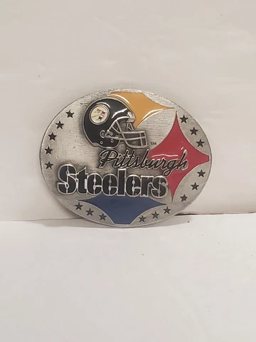 1997 Pittsburgh Steelers Vintage Belt Buckle Siskiyou Buckle Co.  6158 Of 10,000 Cover
