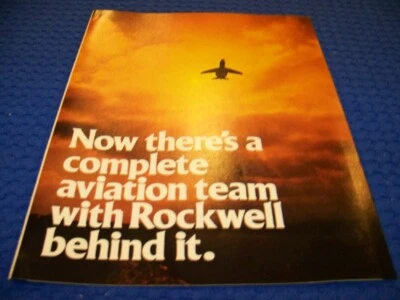 1975 ROCKWELL COMMANDER 685/SHRIKE/690A/112A/SABRE-6-PAGE SALES BROCHURE..(32PP) - Image 1 of 4