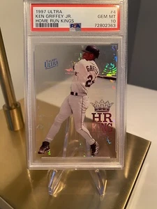 1997 Ultra #4 Ken Griffey Jr Home Run Kings PSA 10 GEM MT - Picture 1 of 2