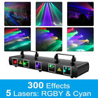 5 Lens 5 Beam RGBYC DJ Laser Stage Light DJ Disco Dance Party Bar KTV  Wedding