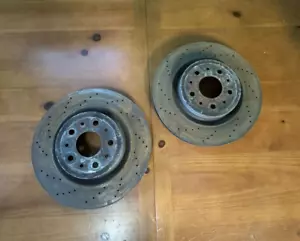 2003-2013 Maserati Quattroporte Left & Right Front Brake Disc Rotors Set OEM - Picture 1 of 6