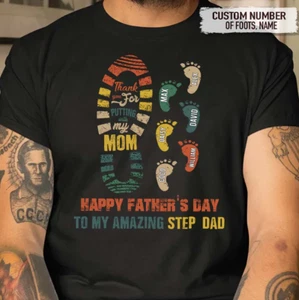 Step Dad Shirt Happy Father'S Day To My Amazing Step Dad Gift S-5Xl - Picture 1 of 3