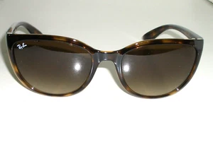 GAFAS DE SOL DAMAS RAY BAN ITALY RB4167 710/13 TOP MARRÓN DEGRADADO TORTUGA GATOS - Imagen 1 de 8
