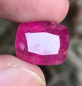 10.10CT Natural Faceted Purplish pink Tourmaline Loose Gemstone From Afghanistan - Picture 1 of 12