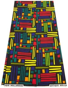 African Wax Print Exclusive Design Sell  by 6 Yards , 100% cotton for dresses - Picture 1 of 2