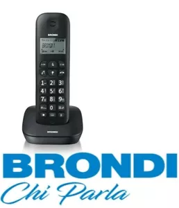 Teléfono Inalámbrico Brondi Gala Negro Fijo Casa Pantalla Amplia CIR - Imagen 1 de 1