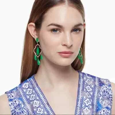 Pendientes de araña Kate Spade gemas cristal verde gema de iolita azul lote 2 Foto 1 de 4