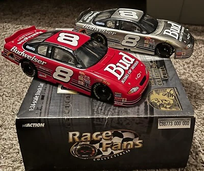 2000 Dale Earnhardt Jr #8 Budweiser 1:24 2 цвета автомобиля матовый металл Brookfield - Изображение 1 из 2